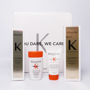 Kérastase Shine | Zestaw nabłyszczający: szampon 80ml + nektar 50ml + olejek 75ml + uzupełnienie olejku 75ml