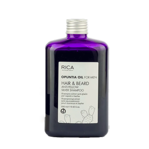 Rica Opuntia Oil For Men | Szampon neutralizujący żółte tony do włosów i brody 250ml