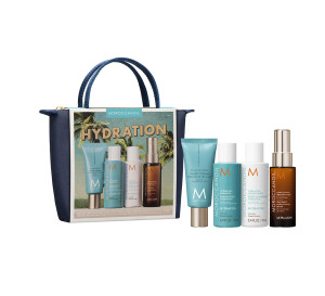 MoroccanOil Hydration | Nawilżający zestaw podróżny do włosów i dłoni 70ml+70ml+25ml+40ml