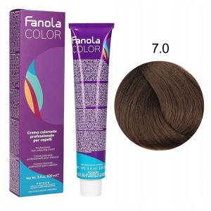 Fanola Color Crema | Farba do włosów 7.0 – średni blond 100ml