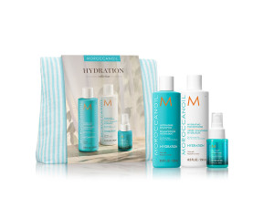 MoroccanOil Spring Kit Hydration | Zestaw nawilżający do włosów suchych i normalnych 250ml+250ml+50ml