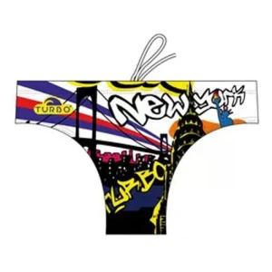 Turbo Bañador Slip New York Multicoloured 4XL