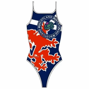 Turbo Traje De Baño Scotland Navy / Red 3XL