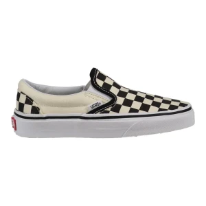 Vans Baskets Sans Lacets Classic Black And White Checker / White EU 39 Homme,Femme