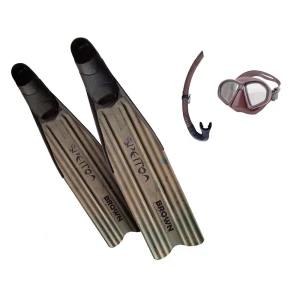 Spetton Aletas De Pesca Submarina Camo Flex Brown EU 45-46