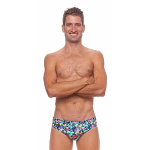 Turbo Bañador Slip Origam Multicolor XL