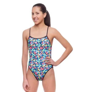 Turbo Traje De Baño Origami Thin Strap Multicolor 5XL