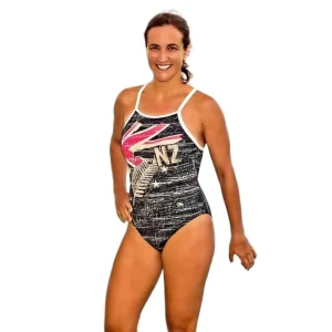 Turbo Traje De Baño New Zealand Vintage 2013 Black / Red L