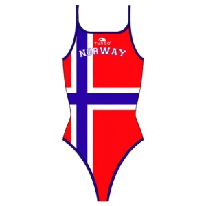 Turbo Traje De Baño Norway Red / Royal 5XL