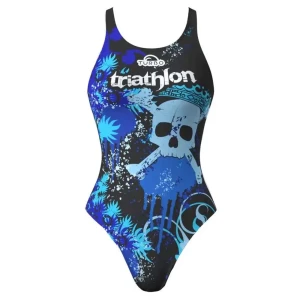 Turbo Traje De Baño Skulls Triathlon Black / Royal 4XL