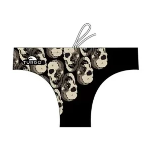 Turbo Bañador Slip Skulls Black 3-4 Años