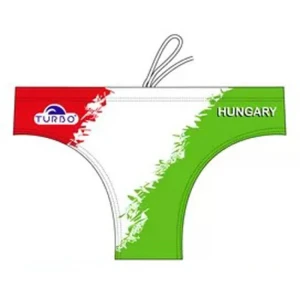 Turbo Bañador Slip Hungary New Green / White 5-6 Años