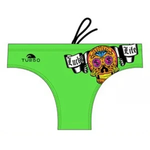 Turbo Bañador Slip Money Skull Green XL