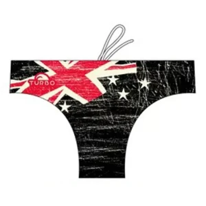 Turbo Bañador Slip New Zealand Vintage 2013 Waterpolo black / red 5XL