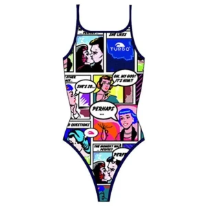 Turbo Traje De Baño De Tiras Finas Comic Multicolor 7-8 Años