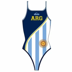 Turbo Traje De Baño De Tiras Finas Argentina 2012 Navy 9-10 Años