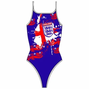 Turbo Traje De Baño De Tiras Finas England Shield red / navy 3-4 Años