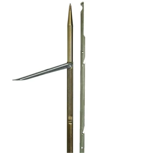 Sigalsub Varilla Tahitian Notched Single Barb 6.25 Mm Golden 170 cm
