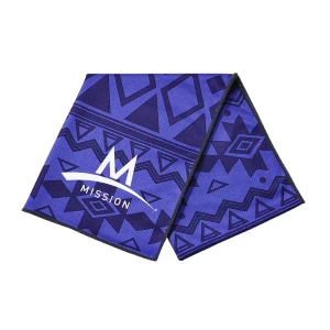 Mission Serviette Enduracool Large Techknit Aztec Purple 31 x 84 cm