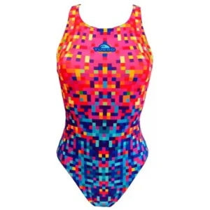 Turbo Traje De Baño Pixels Multicolor S
