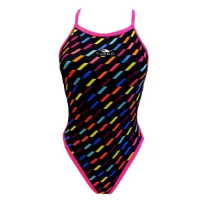 Turbo Traje De Baño Fiesta Black / Multi 5XL