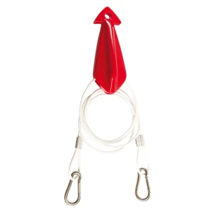 Jobe Cuerda De Brida Con Ganchos Acero Inoxidable White One Size