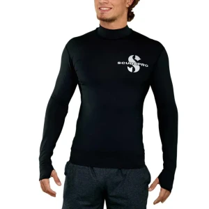Scubapro Rash Guard Manches Longues Upf 50 Swim Black M Homme