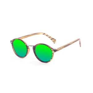 Paloalto Lunettes De Soleil Polarisées Maryland Brown Strip Green Revo/CAT3 unisex