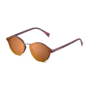 Paloalto Lunettes De Soleil Turin Matte Demy Brown Up / Gold Trans Down Brown Flat/CAT3 Homme,Femme