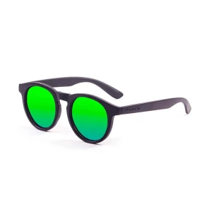 Paloalto Lunettes De Soleil Polarisées Newport Matte Balck Revo Green/CAT3 Homme,Femme