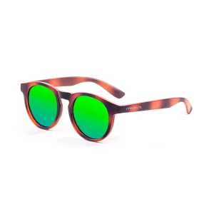 Paloalto Lunettes De Soleil Polarisées Newport Brown Vertical Strips Green Revo/CAT3 unisex