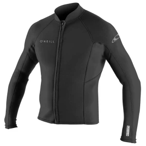 O´neill Wetsuits T-shirt Thermique à Manches Longues Et Zip Intégral Reactor Ii 1.5 Mm Black / Black M Homme
