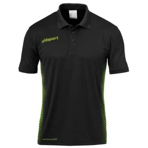 Uhlsport Polo à Manches Courtes Score Black / Fluo Green M Homme