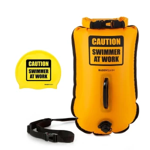 Buddyswim Bouée Caution Swimmer At Work 20l