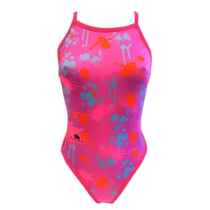 Turbo Traje De Baño Splash Fuchsia 5-6 Años