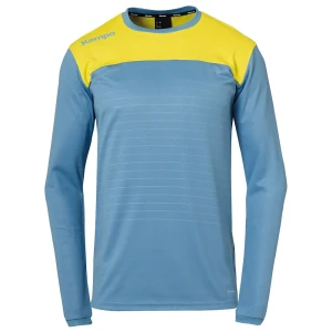 Kempa T-shirt à Manches Longues Emotion 2.0 Dove Blue / Lime Yellow L Homme