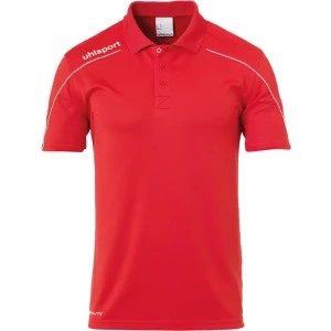 Uhlsport Polo à Manches Courtes Stream 22 Red / White 9-10 Années Garçon