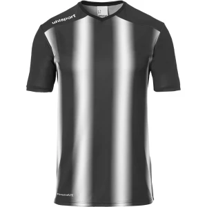 Uhlsport T-shirt à Manches Courtes Stripe 2.0 Black / White 11-12 Années Garçon