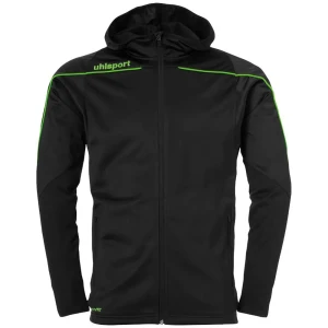 Uhlsport Veste Stream 22 Track Black / Fluo Green 9-10 Années Garçon