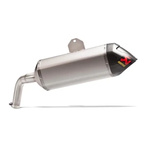 Akrapovic Silenciador Slip On No Homologado Line Titanium Xt 1200z 10-18 Ref:s-y12so2-haat Silver / Black Not Homologated