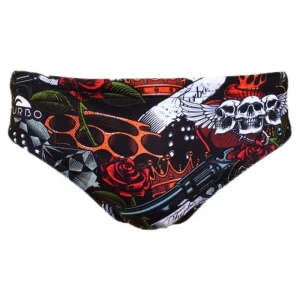 Turbo Bañador Slip Old Tatoo Red XL
