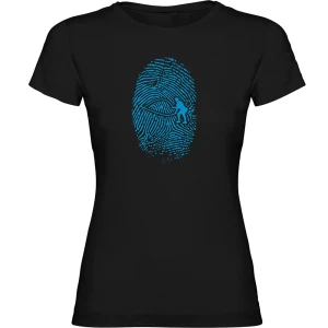 Kruskis T-shirt à Manches Courtes Crossfit Fingerprint Black L
