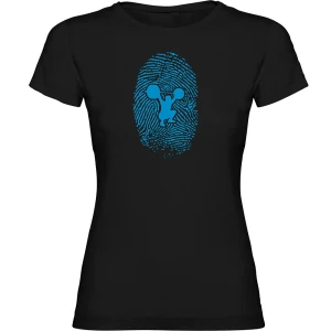 Kruskis T-shirt à Manches Courtes Fitness Fingerprint Black XL
