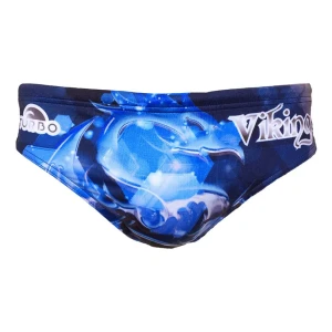 Turbo Bañador Slip Viking Emblem Grey M
