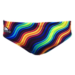 Turbo Bañador Slip Wavy Yellow 3XL
