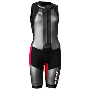 Head Swimming Shorty Sin Mangas Para Mujer Swimrun Myboost Sl Black / Silver XSLO