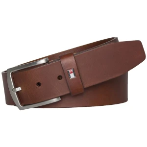 Tommy Hilfiger Ceinture New Denton 40 Mm Dark Tan 105 cm Homme