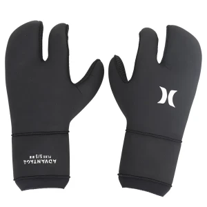 Hurley Gants Advantage Plus 5 Mm 3 Finger Black M Homme,Femme