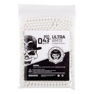 Duel Code Bolas De Airsoft Bio Bb 0.43 Gr 1000rds Ultra White One Size