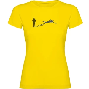 Kruskis Camiseta De Manga Corta Swim Shadow Yellow 2XL